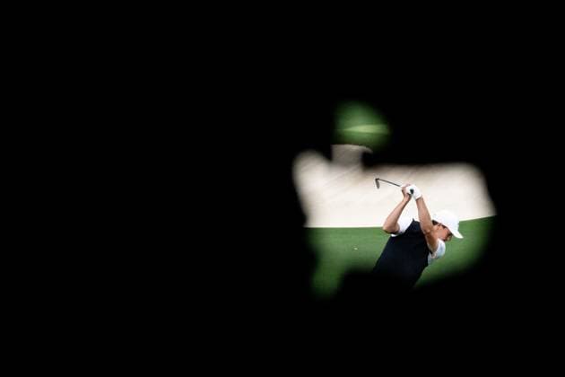 250407 Jordan Spieth of the United States during a practice at the range prior to the 2025 Masters Golf Tournament on April 7, 2025 in Augusta. Photo: Petter Arvidson BILDBYRAN kod PA PA1004 golf masters bbeng the masters augusta Copyright: PETTERxARVIDSON BB250407PA113
