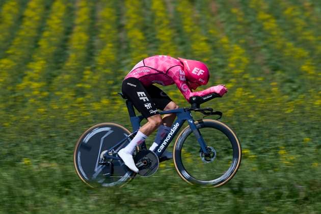 64th Itzulia Basque Country 2025 - Stage 1 Ben Healy of EF Education-EasyPost competes during the 64th Itzulia Basque Country 2025, Stage 1 a 16,5km individual time trial stage from Vitoria-Gasteiz Ð Baskonia-Alaves UCIWT at Vitoria on April 7, 2025, in Vitoria, Spain. Vitoria Vitoria Basque Country Spain 0021RL_ITZ2K25__L1_9660 Copyright: xRicardoxLarreinax