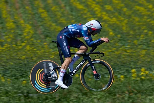 64th Itzulia Basque Country 2025 - Stage 1 Maximilian Schachmann of Soudal Quick-Step competes during the 64th Itzulia Basque Country 2025, Stage 1 a 16,5km individual time trial stage from Vitoria-Gasteiz Ð Baskonia-Alaves UCIWT at Vitoria on April 7, 2025, in Vitoria, Spain. Vitoria Vitoria Basque Country Spain 0027RL_ITZ2K25__L1_9864 Copyright: xRicardoxLarreinax
