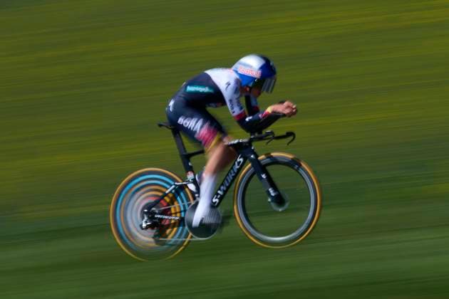 64th Itzulia Basque Country 2025 - Stage 1 Maxim Van Gils of Red Bull-Bora-Hansgrohe competes during the 64th Itzulia Basque Country 2025, Stage 1 a 16,5km individual time trial stage from Vitoria-Gasteiz Ð Baskonia-Alaves UCIWT at Vitoria on April 7, 2025, in Vitoria, Spain. Vitoria Vitoria Basque Country Spain 0070RL_ITZ2K25__L1_1183 Copyright: xRicardoxLarreinax