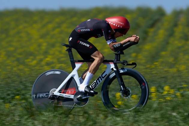 64th Itzulia Basque Country 2025 - Stage 1 Hannes Wilksch of Tudor Pro Cycling Team competes during the 64th Itzulia Basque Country 2025, Stage 1 a 16,5km individual time trial stage from Vitoria-Gasteiz Ð Baskonia-Alaves UCIWT at Vitoria on April 7, 2025, in Vitoria, Spain. Vitoria Vitoria Basque Country Spain 0098RL_ITZ2K25__L1_2272 Copyright: xRicardoxLarreinax