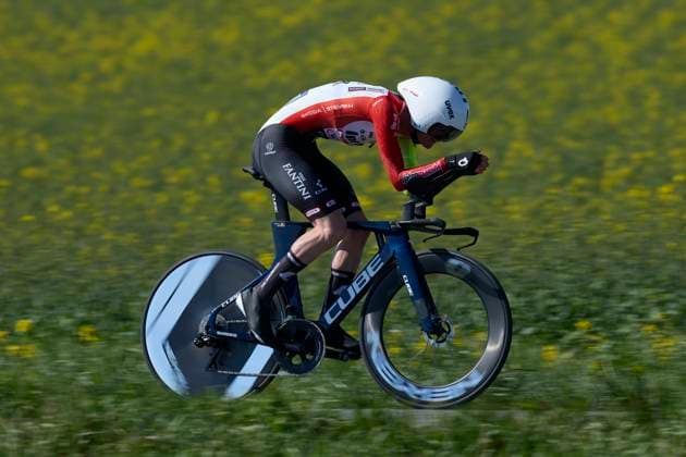 64th Itzulia Basque Country 2025 - Stage 1 Gerben Kuypers of Intermarche-Wanty competes during the 64th Itzulia Basque Country 2025, Stage 1 a 16,5km individual time trial stage from Vitoria-Gasteiz Ð Baskonia-Alaves UCIWT at Vitoria on April 7, 2025, in Vitoria, Spain. Vitoria Vitoria Basque Country Spain 0153RL_ITZ2K25__L1_4420 Copyright: xRicardoxLarreinax