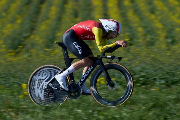 64th Itzulia Basque Country 2025 - Stage 1 Alex Aranburu of Cofidis competes during the 64th Itzulia Basque Country 2025, Stage 1 a 16,5km individual time trial stage from Vitoria-Gasteiz Ð Baskonia-Alaves UCIWT at Vitoria on April 7, 2025, in Vitoria, Spain. Vitoria Vitoria Basque Country Spain 0155RL_ITZ2K25__L1_4526 Copyright: xRicardoxLarreinax