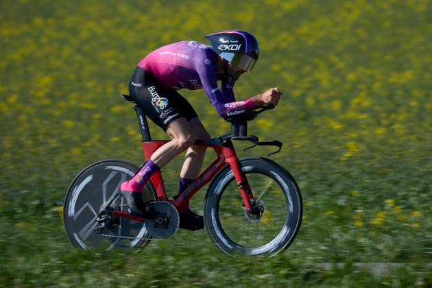 64th Itzulia Basque Country 2025 - Stage 1 Ander Okamika of Burgos-BH competes during the 64th Itzulia Basque Country 2025, Stage 1 a 16,5km individual time trial stage from Vitoria-Gasteiz Ð Baskonia-Alaves UCIWT at Vitoria on April 7, 2025, in Vitoria, Spain. Vitoria Vitoria Basque Country Spain 0158RL_ITZ2K25__L1_4642 Copyright: xRicardoxLarreinax