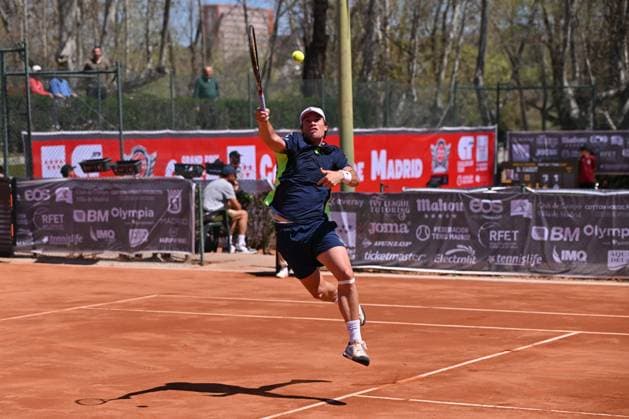 April 7, 2025, Madrid, Madrid, Spain: RYAN NIJBOER (NED) playing the tennis match of the ATP, Tennis Herren Challenger 100 Open Comunidad de Madrid, at the Club de Campo Villa de Madrid on April 7, 2025. Madrid Spain - ZUMAc312 20250407_zsp_c312_191 Copyright: xOscarxManuelxSanchezx