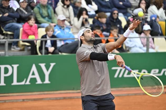 Tennis : Rolex Monte Carlo Masters 2025 - ATP, Tennis Herren - 07 04 2025 Tennis : Rolex Monte Carlo Masters 2025 - Atp - Matteo Berrettini Monaco  Copyright: xChryslenexCaillaudx