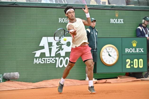 Tennis : Rolex Monte Carlo Masters 2025 - ATP, Tennis Herren - 07 04 2025 Tennis : Rolex Monte Carlo Masters 2025 - Atp -Bu Yunchaokete Monaco  Copyright: xChryslenexCaillaudx