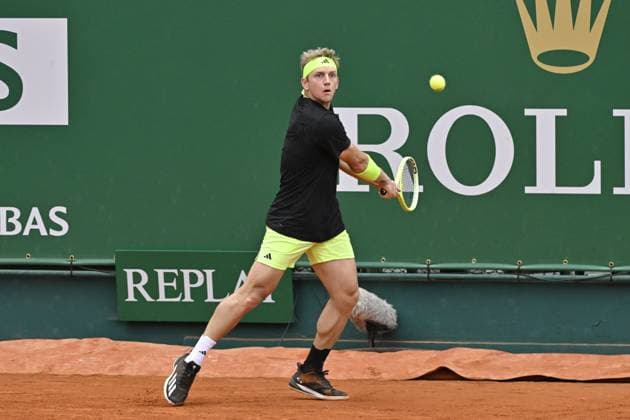 Tennis : Rolex Monte Carlo Masters 2025 - ATP, Tennis Herren - 07 04 2025 Tennis : Rolex Monte Carlo Masters 2025 - Atp - Alejandro Davidovich Fokina Monaco  Copyright: xChryslenexCaillaudx