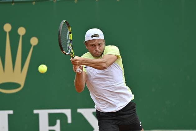 Tennis : Rolex Monte Carlo Masters 2025 - ATP, Tennis Herren - 07 04 2025 Tennis : Rolex Monte Carlo Masters 2025 - Atp - Alexandre Müller Monaco  Copyright: xChryslenexCaillaudx
