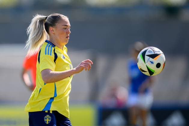 250408 Ida Björnberg of Sweden during the UEFA Women s Under-19 EURO Qualifier, EM, Europameisterschaft football match between Italy and Sweden on April 8, 2025 in Forli. Photo: Cristiano Mazzi BILDBYRAN kod XY XY0057 fotboll football soccer fotball f19 landslag em-kval euro qualifier italy sverige sweden dam bbeng Copyright: CRISTIANOxMAZZI BB250408BB399