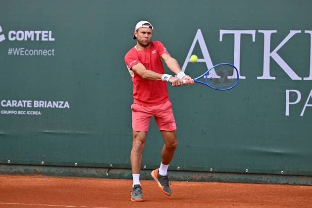 Atkinson Monza Open 2025 Radu Albot of Moldova participates in the ATP, Tennis Herren Challenger Atkinsons Monza Open 2025 at Villa Reale Tennis in Monza, Italy, on April 8, 2023. Monza Italy  Copyright: xMichelexMaravigliax originalFilename:maraviglia-tennisat250408_npxyN.jpg
