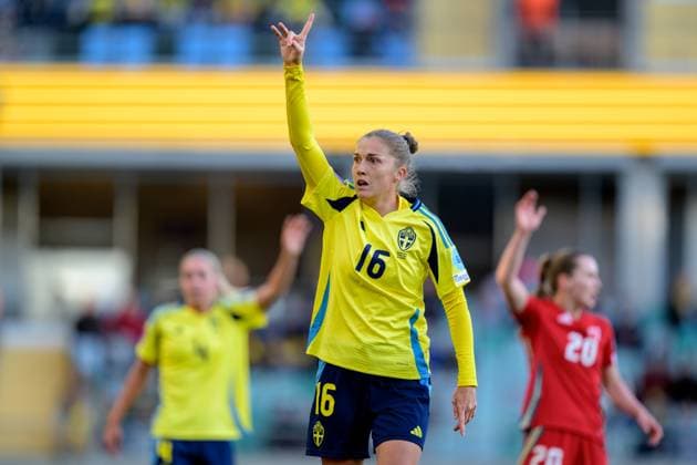 250408 Filippa Angeldahl of Sweden during the UEFA Women s Nations League football match between Sweden and Wales on April 8, 2025 in Gothenburg. Photo: Mathias Bergeld BILDBYRAN kod MB MI0812 fotboll football soccer fotball nations league uefa womens nations league sverige sweden wales dam bbeng Copyright: MATHIASxBERGELD BB250408MB035