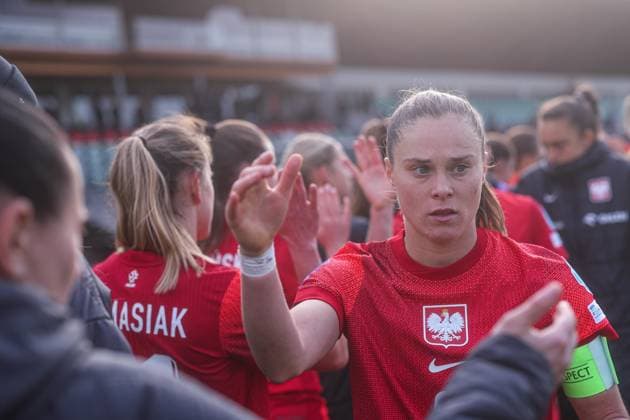 Fußball, Frauen, Nations League, Bosnien-Herzegowina - Polen 08.04.2025 ZENICA, BOSNIA I HERZEGOWINA PILKA NOZNA KOBIET ( WOMEN S FOOTBALL) LIGA NARODOW UEFA KOBIET ( NATION S WOMENS UEFA LEAGUE 2025 ) MECZ BOSNIA I HERZEGOWINA - POLSKA ( BOSNA AND HERZEGOVINA - POLAND ) NZ EWA PAJOR FOTO LUKASZ GROCHALA CYFRASPORT NEWSPIX.PL --- Newspix.pl  20250408CSLG0338
