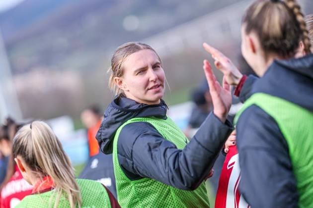 Fußball, Frauen, Nations League, Bosnien-Herzegowina - Polen 08.04.2025 ZENICA, BOSNIA I HERZEGOWINA PILKA NOZNA KOBIET ( WOMEN S FOOTBALL) LIGA NARODOW UEFA KOBIET ( NATION S WOMENS UEFA LEAGUE 2025 ) MECZ BOSNIA I HERZEGOWINA - POLSKA ( BOSNA AND HERZEGOVINA - POLAND ) NZ OLIWIA WOS FOTO LUKASZ GROCHALA CYFRASPORT NEWSPIX.PL --- Newspix.pl  20250408CSLG0350