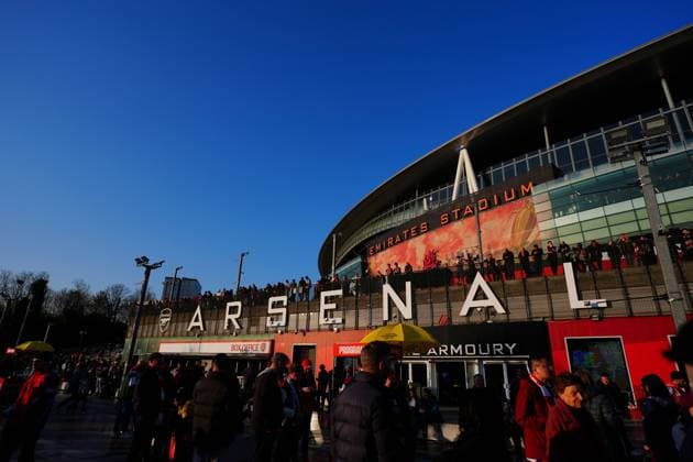 A general view of the ground Arsenal v Real Madrid, UEFA Champions League, Quarter Final, First Leg, Football, Emirates Stadium, London, UK - 08 Apr 2025 EDITORIAL USE ONLY No use with unauthorised audio, video, data, fixture lists, club league logos or live services. Online in-match use limited to 120 images, no video emulation. No use in betting, games or single club league player publications. Copyright: xJavierxGarcia Shutterstockx 15243595h
