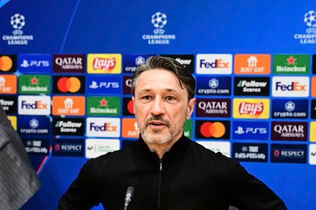 Cheftrainer Niko Kovac (Borussia Dortmund), Pressekonferenz vor FC Barcelona, Barca vs. Borussia Dortmund, Fussball, Champions League, Achtelfinale, 08.04.2025 Barcelona Katalonien Spanien