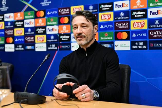 Cheftrainer Niko Kovac (Borussia Dortmund), Pressekonferenz vor FC Barcelona, Barca vs. Borussia Dortmund, Fussball, Champions League, Achtelfinale, 08.04.2025 Barcelona Katalonien Spanien
