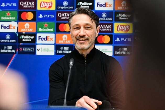 Cheftrainer Niko Kovac (Borussia Dortmund), Pressekonferenz vor FC Barcelona, Barca vs. Borussia Dortmund, Fussball, Champions League, Achtelfinale, 08.04.2025 Barcelona Katalonien Spanien