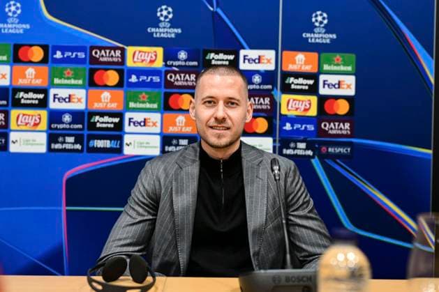 Waldemar Anton 3 (Borussia Dortmund), Pressekonferenz vor FC Barcelona, Barca vs. Borussia Dortmund, Fussball, Champions League, Achtelfinale, 08.04.2025 Barcelona Katalonien Spanien *** Waldemar Anton 3 Borussia Dortmund , Press conference before FC Barcelona vs Borussia Dortmund, Football, Champions League, Round of 16, 08 04 2025 Barcelona Catalonia Spain Copyright: xkolbert-press MarcxNiemeyerx