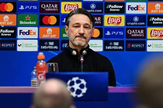 Cheftrainer Niko Kovac (Borussia Dortmund), Pressekonferenz vor FC Barcelona, Barca vs. Borussia Dortmund, Fussball, Champions League, Achtelfinale, 08.04.2025 Barcelona Katalonien Spanien