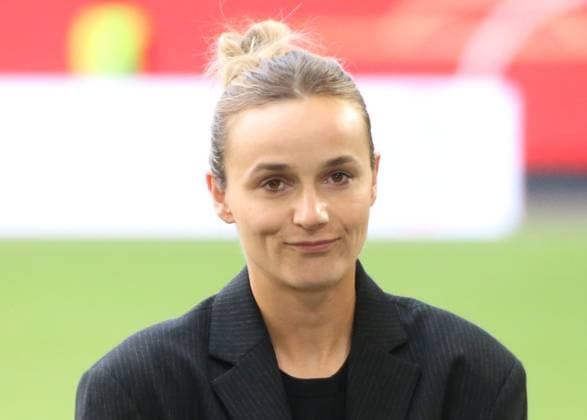 08.04.2025, xgrfx, Fußball UEFA Women s Nations League, Deutschland Frauen - Schottland Frauen v.l. Lina Magull (Deutsche Frauennationalmannschaft) (DFL DFB REGULATIONS PROHIBIT ANY USE OF PHOTOGRAPHS as IMAGE SEQUENCES and or QUASI-VIDEO) Wolfsburg