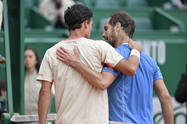 Tennis : Rolex Monte Carlo Masters 2025 - ATP, Tennis Herren - 08 04 2025 Tennis : Rolex Monte Carlo Masters 2025 - Atp - Richard Gasquet Monaco  Copyright: xChryslenexCaillaudx