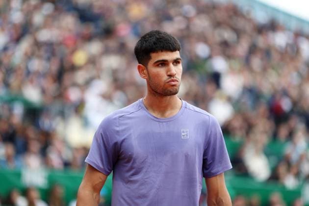 Rolex Monte-Carlo Masters PHOTOPQR NICE MATIN Dylan Meiffret ; Monaco ; 09 04 2025 ; Rolex Monte-Carlo Masters. ICI : Carlos Alcaraz Monaco France  Copyright: xPHOTOPQR NICExMATIN MAXPPPxDylanxMeiffretx 20250409NIM1993 20250409NIM1993