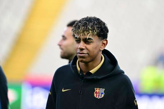 Lamine Yamal 19 FC Barcelona, Barca , FC Barcelona vs. Borussia Dortmund, Fussball, Champions League, Viertelfinale, 09.04.2025 Barcelona Katalonien Spanien