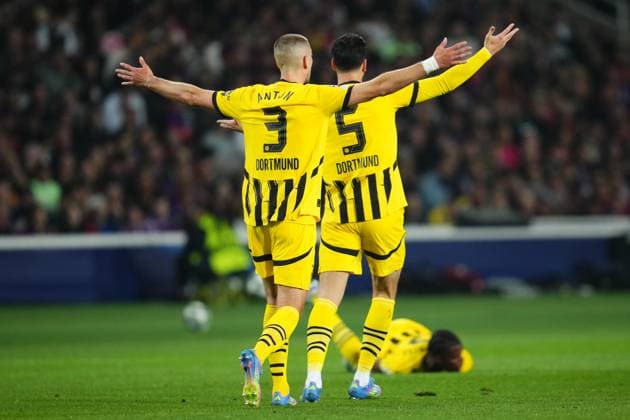Barcelona, Spain, Season 2024 2025, UEFA Champions League, Quarter-Finals, first leg, FC Barcelona, Barca v Borussia Dortmund, Lluis Companys Stadium, 9 April 2025 Copyright: xBaguxBlancox xPressinphotox