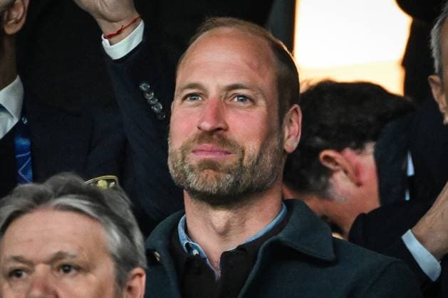 April 9, 2025, Paris, France, France: Britain s Prince William, Prince of Wales during the UEFA Champions League match between Paris Saint-Germain and Aston Villa at Parc des Princes Stadium on April 09, 2025 in Paris, France. Paris France - ZUMAm308 20250409_zsp_m308_006 Copyright: xMatthieuxMirvillex