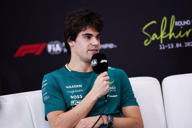 F1 - BAHRAIN GRAND PRIX 2025 STROLL Lance (can), Aston Martin F1 Team AMR25, portrait press conference, PK, Pressekonferenz during the Formula 1 Gulf Bahrain Grand Prix 2025, 4th round of the 2025 FIA Formula One World Championship, WM, Weltmeisterschaft from April 11 to 13, 2025 on the Bahrain International Circuit, in Sakhir, Bahrain - SakhirBahrain Copyright: xEricxAlonsox
