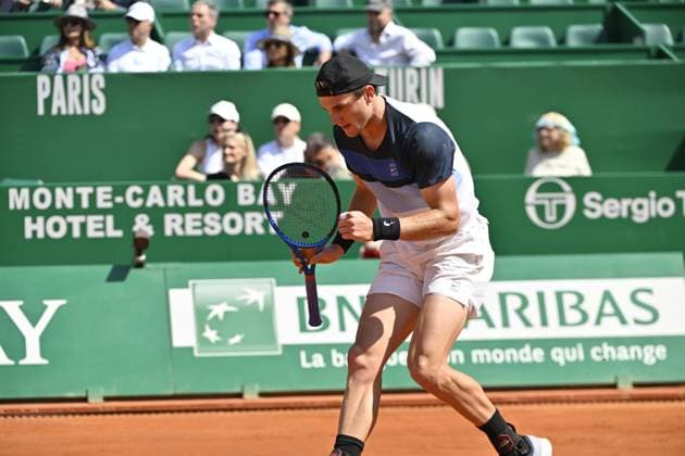 Tennis : Rolex Monte Carlo Masters 2025 - ATP, Tennis Herren - 10 04 2025 Tennis : Rolex Monte Carlo Masters 2025 - Atp - Jack Draper Monaco  Copyright: xChryslenexCaillaudx