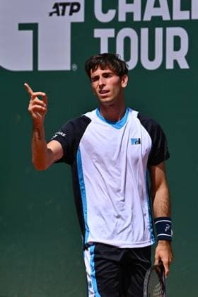 ATP, Tennis Herren Atkinsons Monza Open 2025 Matteo Gigante of Italy participates in the ATP Challenger Atkinsons Monza Open 2025 at Villa Reale Tennis in Monza, Italy, on April 10, 2023. Monza Italy  Copyright: xMichelexMaravigliax originalFilename:maraviglia-tennisat250410_npbke.jpg