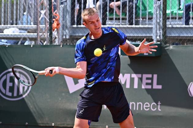 ATP, Tennis Herren Atkinsons Monza Open 2025 Vitaliy Sachko of Ukraine participates in the ATP Challenger Atkinsons Monza Open 2025 at Villa Reale Tennis in Monza, Italy, on April 10, 2023. Monza Italy  Copyright: xMichelexMaravigliax originalFilename:maraviglia-tennisat250410_npS72.jpg