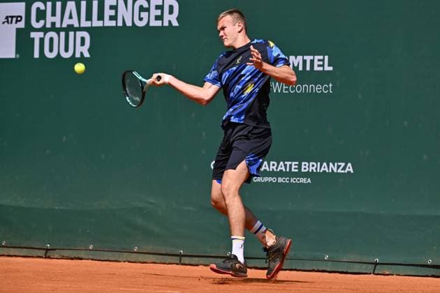 ATP, Tennis Herren Atkinsons Monza Open 2025 Vitaliy Sachko of Ukraine participates in the ATP Challenger Atkinsons Monza Open 2025 at Villa Reale Tennis in Monza, Italy, on April 10, 2023. Monza Italy  Copyright: xMichelexMaravigliax originalFilename:maraviglia-tennisat250410_npxfa.jpg