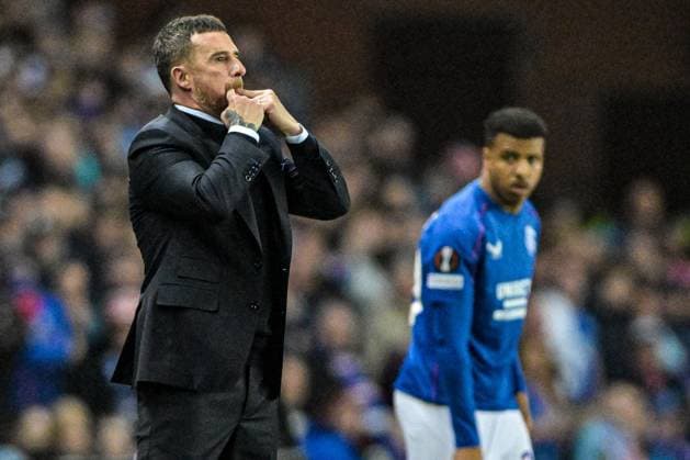 Rangers v Athletic Bilbao UEFA Europa League Manager Barry Ferguson of Rangers during the UEFA Europa League Quarter-final First Leg match at Ibrox Stadium, Glasgow UK Newspapers OUT Copyright: xJamiexJohnstonx FIL-21689-0184