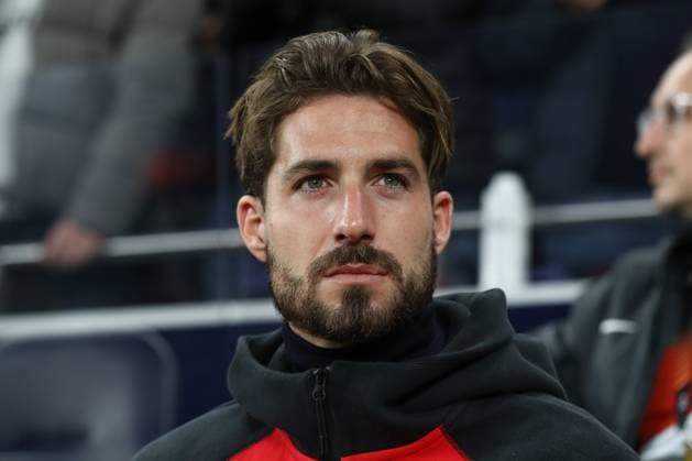 10.04.2025, xtgx, Fussball UEFA Europa League, Tottenham Hotspur - Eintracht Frankfurt, v.l. Kevin Trapp (Frankfurt, 1) (DFL DFB REGULATIONS PROHIBIT ANY USE OF PHOTOGRAPHS as IMAGE SEQUENCES and or QUASI-VIDEO) London