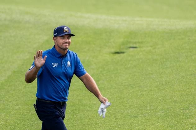 250410 Bryson DeChambeau of the United States during the first round of the 2025 Masters Golf Tournament on April 10, 2025 in Augusta. Photo: Petter Arvidson BILDBYRAN kod PA PA1007 bbeng golf masters the masters augusta us masters Copyright: PETTERxARVIDSON BB250410PA205