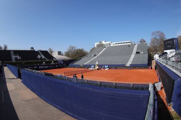 11.04.2025, BMW Open, MTTC Iphitos Praesentation, Muenchen, Tennis, im Bild: Neuer Center Court bei BMW Open 2025