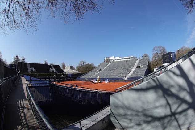 11.04.2025, BMW Open, MTTC Iphitos Praesentation, Muenchen, Tennis, im Bild: Neuer Center Court bei BMW Open 2025