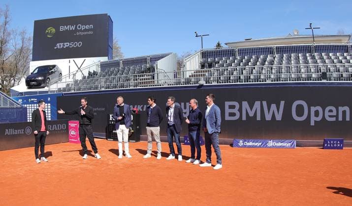 11.04.2025, BMW Open, MTTC Iphitos Praesentation, Muenchen, Tennis, im Bild: BMW Open 2025 Praesentation