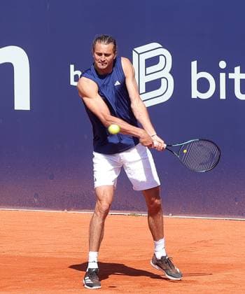 11.04.2025, BMW Open, MTTC Iphitos Praesentation, Muenchen, Tennis, im Bild: Alexander Zverev trainiert