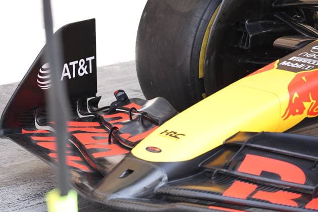 F1 - BAHRAIN GRAND PRIX 2025 Front wing during the Formula 1 Gulf Bahrain Grand Prix 2025, 4th round of the 2025 FIA Formula One World Championship, WM, Weltmeisterschaft from April 11 to 13, 2025 on the Bahrain International Circuit, in Sakhir, Bahrain - SakhirBahrain  Copyright: xEricxAlonsox