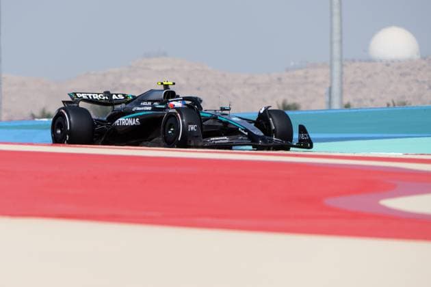 Frederik Vesti (Mercedes-AMG Petronas F1 Team, Daenemark, 72) im F1 W16, BAH, Formel 1 Weltmeisterschaft, Gulf Air Grand Prix von Bahrain, Bahrain International Circuit, Freies Training, Saison 2025, 11.04.2025 BAH, Formel 1 Weltmeisterschaft, Gulf Air Grand Prix von Bahrain, Bahrain International Circuit, Freies Training, Saison 2025, 11.04.2025 Sakhir Copyright: xEibner-Pressefoto Memmlerx EP_MMR