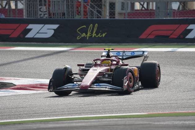 11.04.2025, Bahrain International Circuit, Sakhir, Formula 1 Gulf Air Bahrain Grand Prix 2025 ,im Bild Lewis Hamilton (GBR), Scuderia Ferrari HP (Photo by Hasan Bratic DeFodi Images)
