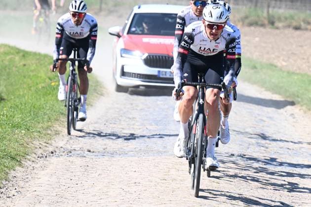 11-04-2025 Allenamento 2 Paris - Roubaix 2025; 2025, Uae Team Emirates - Xrg; Bjerg, Mikkel; Orchies; 