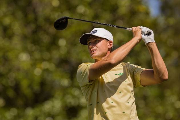 250411 Ludvig Aberg of Sweden during the second round of the 2025 Masters Golf Tournament on April 11, 2025 in Augusta. Photo: Petter Arvidson BILDBYRAN kod PA PA1008 bbeng golf masters the masters augusta us masters sweden sverige Copyright: PETTERxARVIDSON BB250411PA041