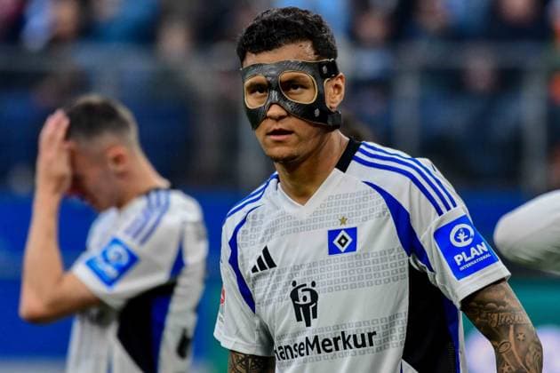 Davie Selke ( HSV ) Deutschland , Hamburg , Volksparkstadion , Fussball , 2 . Bundesliga , Hamburger SV - Eintracht Braunschweig