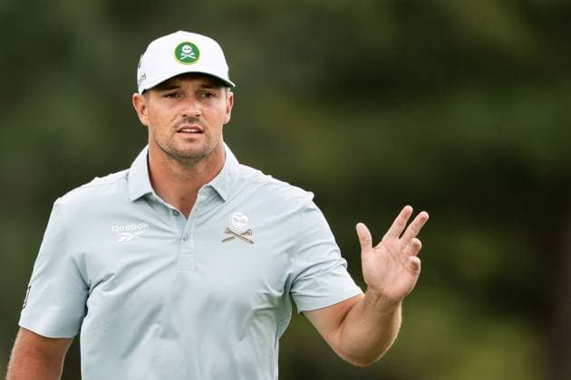 250411 Bryson DeChambeau of the United States during the second round of the 2025 Masters Golf Tournament on April 11, 2025 in Augusta. Photo: Petter Arvidson BILDBYRAN kod PA PA1008 bbeng golf masters the masters augusta us masters jubel Copyright: PETTERxARVIDSON BB250411PA137