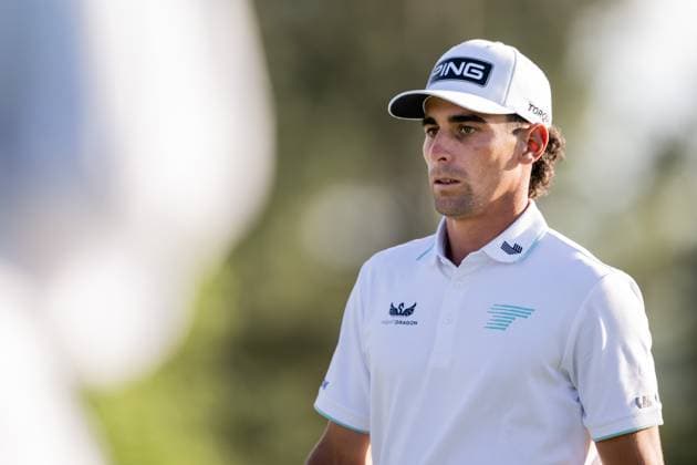 250411 Joaquin Niemann of Chile during the second round of the 2025 Masters Golf Tournament on April 11, 2025 in Augusta. Photo: Petter Arvidson BILDBYRAN kod PA PA1008 bbeng golf masters the masters augusta us masters Copyright: PETTERxARVIDSON BB250411PA216